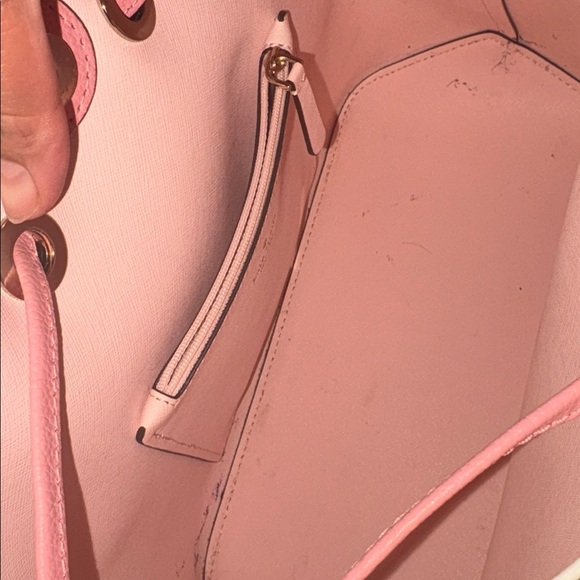 Kate Spade Pink Shoulder Bag with Drawstring Closure - Picture 3 of 7